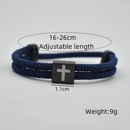 Eternal Thread Cross Bracelet